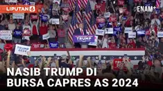 Dalam waktu kurang dari enam bulan, mantan Presiden AS, Donald Trump, tiga kali hadir di pengadilan untuk menghadapi dakwaan hukum. Dengan sejumlah tuntutan pidana dan perdata, bagaimana kans Trump untuk maju dalam bursa capres AS 2024? Simak liputan...