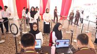 Proses pemeriksaan data diri peserta seleksi CASN kejaksaan. Foto : (Istimewa).