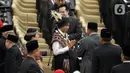 Selain itu, Jokowi juga memuji persiapan sumber Daya Manusia Indonesia, di mana salah satunya berhasil menurunkan angka stunting  menjadi 21,6 persen di 2022, menaikkan Indeks Pembangunan Manusia menjadi 72,9 di 2022, menaikkan Indeks Pemberdayaan Gender menjadi 76,5 di 2022. (Liputan6.com/Faizal Fanani)