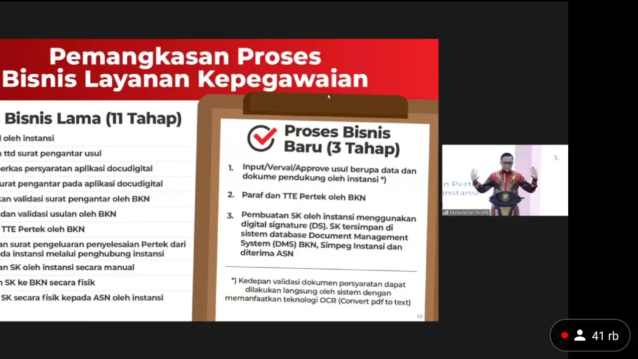 Menteri PANRB Abdullah Azwar Anas