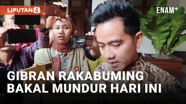 VIDEO: Gibran Rakabuming Berikan Surat Pengunduran Diri Hari ini