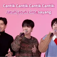 Simak keseruan Super Junior berusaha keras nyanyikan lagu mereka dalam bahasa Indonesia. (hello82)