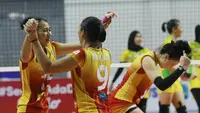 Hasil kemenangan 3-2 itu membuat posisi Jakarta Elektrik PLN tetap di peringkat buncit alias berada di bawah klasemen sementara, karena hanya memperoleh dua poin. (Bola.com/M Iqbal Ichsan)