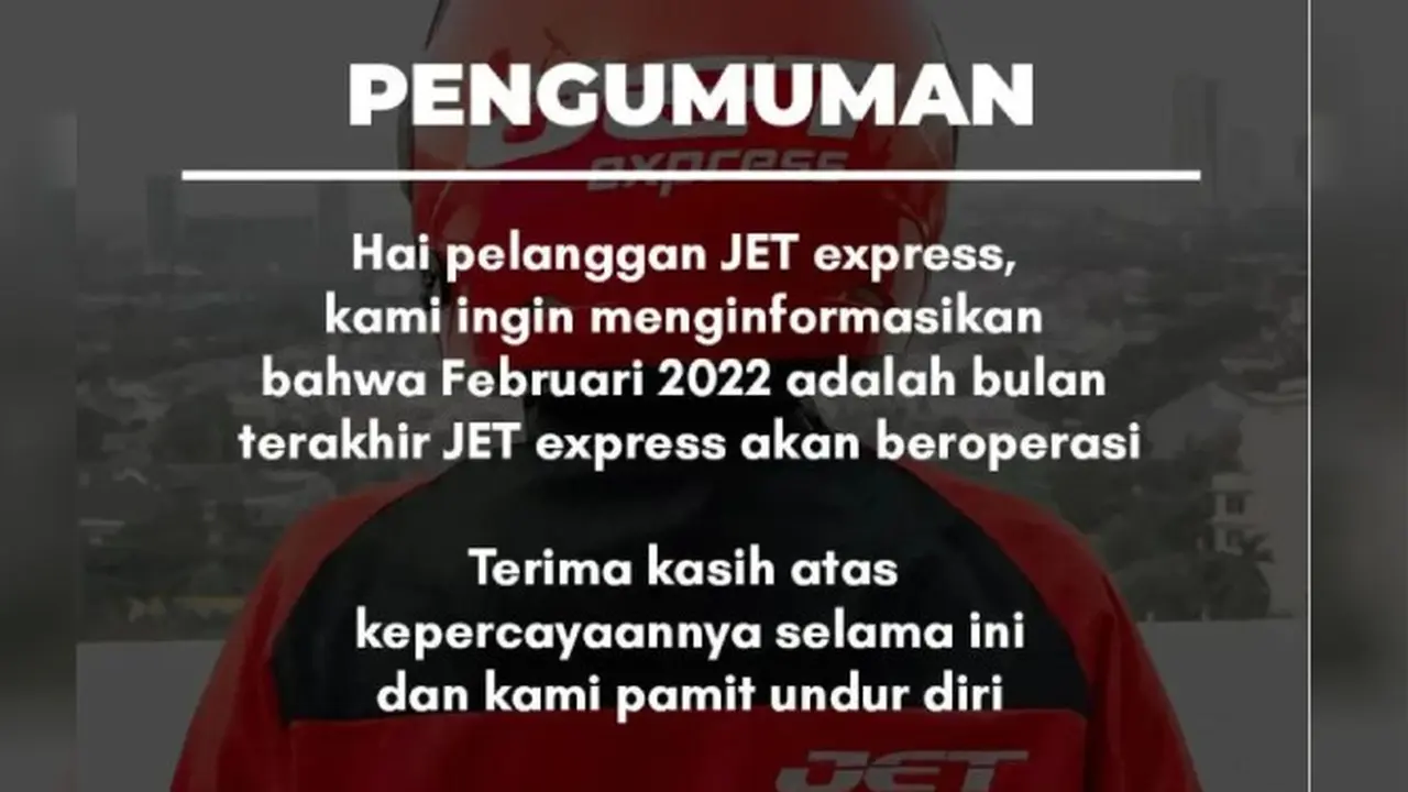 JET Express Tutup