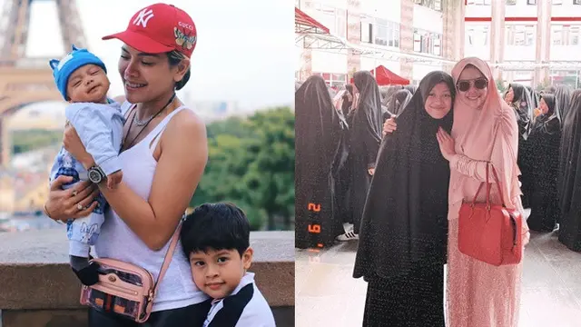 Jadi Single Mom, Ini 6 Potret Seleb Cantik saat Mengasuh Anak