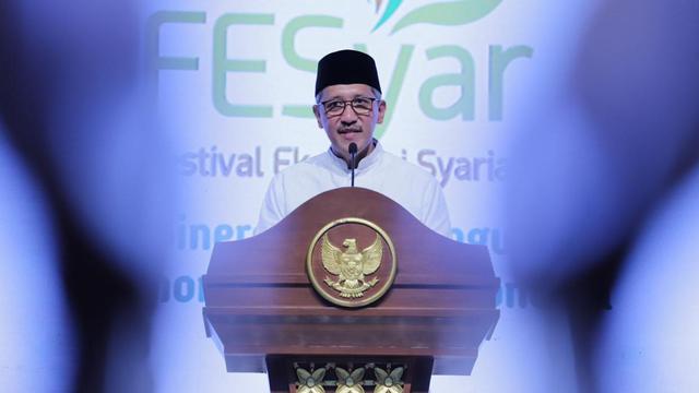 Deputi Gubernur Bank Indonesia (BI), Dody Budi Waluyo, dalam acara pembukaan Festival Ekonomi Syariah (FESyar) Indonesia di Surabaya. (Foto: BI)
