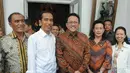 Pertemuan tertutup itu juga dihadiri ketua tim transisi Rini Soemarmo, Wakil Ketua DPD Laode Ida, Wakil Ketua DPD GKR Hemas, dan Sekretaris Jenderal DPD Sudarsono Hardjosoekarto, Jakarta, (11/9/14). (Liputan6.com/Herman Zakharia)