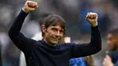 Tak ada gol tambahan di babak kedua bagi kedua tim. Kemenangan 1-0 pun membuat pasukan Antonio Conte tetap memelihara peluang lolos ke Liga Champions musim depan bersaing dengan Arsenal. Dari 37 laga, Spurs menempati posisi ke-4 dengan 68 poin, unggul dua poin dari Arsenal di posisi kelima yang belum bermain di pekan ke-37. (AFP/Glyn Kirk)