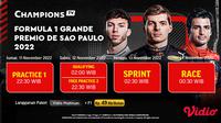 Nonton Keseruan Streaming F1 GP Brasil 2022 Live Vidio 11-13 November : Ada Max Verstappen