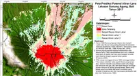 Kajian ITB soal zona bahaya Gunung Agung 
