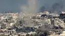 Salah satu serangan Israel menghantam Rumah Sakit Indonesia di Gaza utara, salah satu rumah sakit terbesar. (Jack GUEZ/AFP)