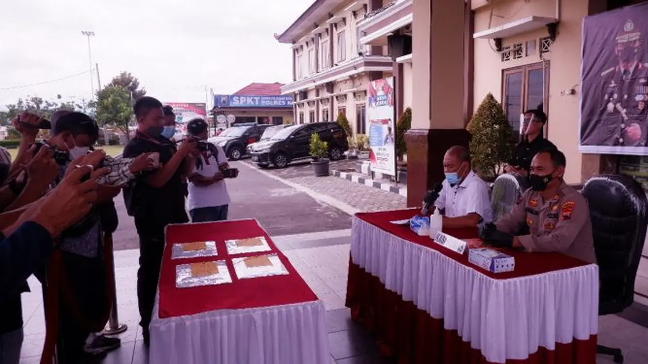 Ungkap kasus mafia tanah di Polres Klaten. (Foto: Liputan6.com/Polda Jateng)