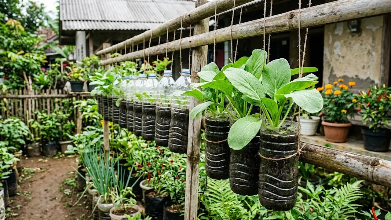 Cara Menanam Sawi Hijau di Botol Bekas yang Mudah Dirawat, Praktis untuk Pemula
