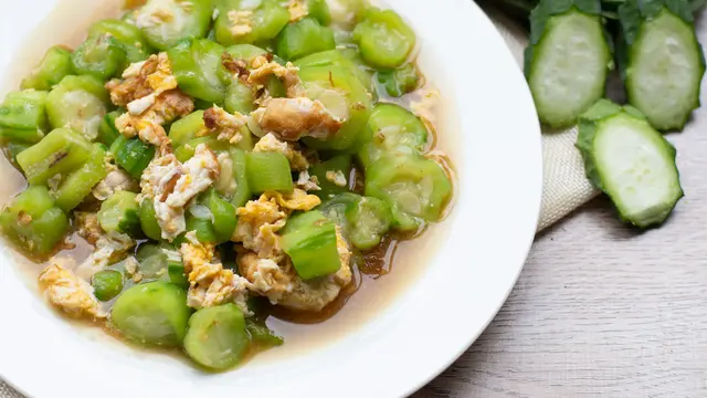 Resep Tumis Gambas Telur Saus Tiram Sederhana Lifestyle Fimela Com
