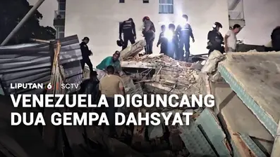Korban tewas akibat dua gempa dahsyat yang mengguncang Venezuela terus bertambah. Hingga kini, sedikitnya 188 orang meninggal dunia, lebih dari 1.500 orang terluka, dan ratusan lainnya masih terjebak di bawah reruntuhan.