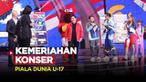 Berita video, kemeriahan Konser Histeria Pesta Bola 2023 yang diadakan oleh Elang Mahkota Teknologi (Emtek) Group selaku official broadcaster di Studio 5 Emtek City, Jakarta Barat, Selasa (10/10/2023) malam WIB.