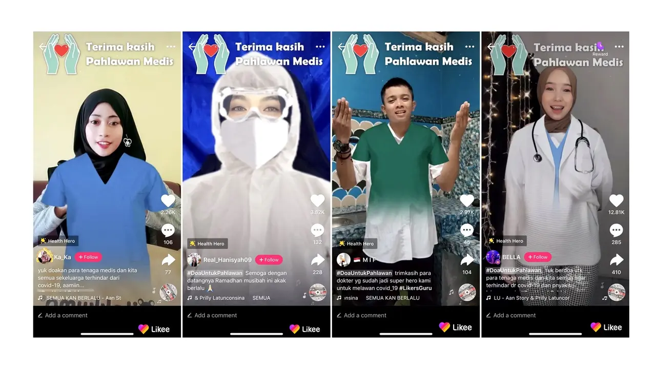 Meriahkan Ramadan, Likee Rilis Fitur Health Hero untuk Apresiasi Tenaga Medis