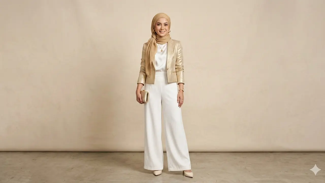 Ide Outfit Lebaran untuk Tubuh Petite agar Terlihat Proporsional. Gemini