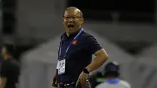 Pelatih Timnas Vietnam U-22, Park Hang-seo. (Bola.com/Muhammad Iqbal Ichsan.