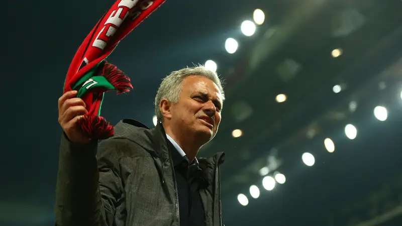 Ekspresi Mourinho Saat Antarkan MU ke Final Liga Europa