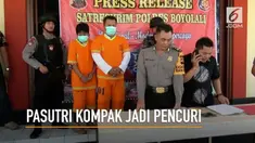 Sepasang suami istri menjadi pencuri dengan modus memijat korbannya.
