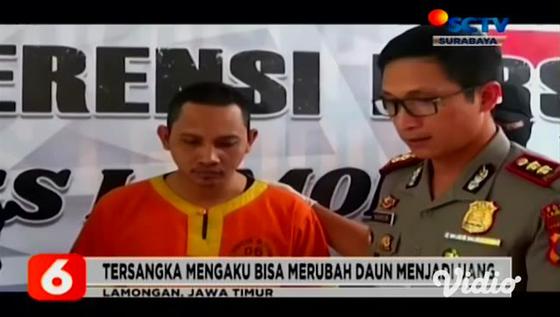VIDEO: Buruh Tani di Lamongan Tipu Korban Bisa Gandakan Uang
