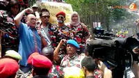 Ruhut Sitompul Orasi di Depan Kedubes Australia