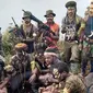Teror Warga, Kelompok Sparatis di Papua Sebarkan Foto Bersama Jasad Korbannya (Foto: Dok TNI)