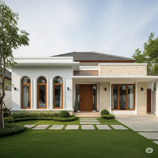 7 Inspirasi Rumah Klasik Modern Sederhana untuk Hunian Masa Kini