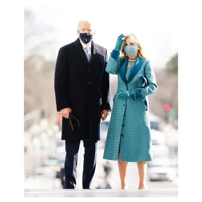 Jill Biden di  Inauguration Day/dok. Instagram @markarian_nyc