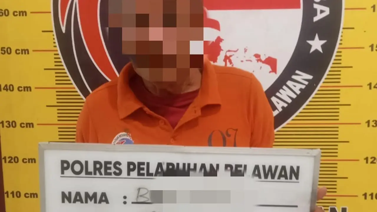 Kakek berusia 63 ditangkap terkait kasus narkoba di Desa Manunggal, Kecamatan Labuhan Deli. (Dok. Istimewa)