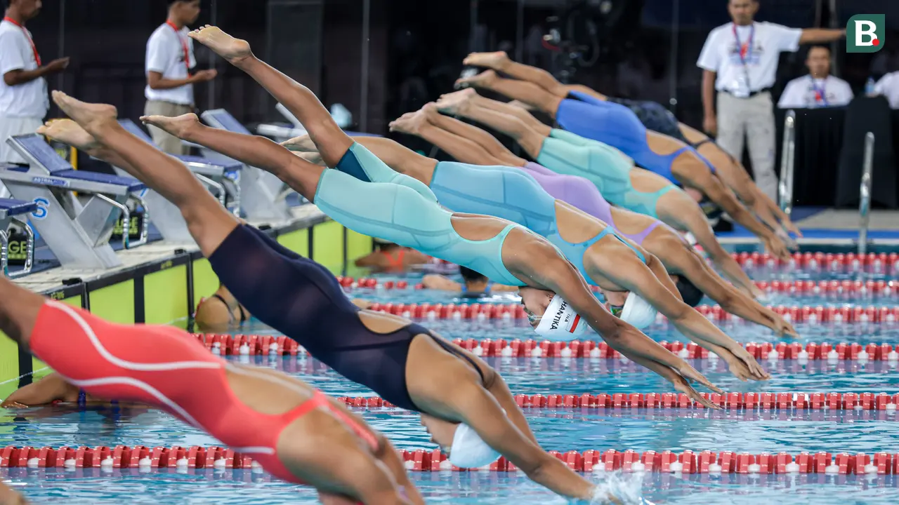 Foto: Adelia Chantika Tercepat di Nomor 200 Meter Gaya Bebas Putri Indonesia Open Aquatic Championships 2025