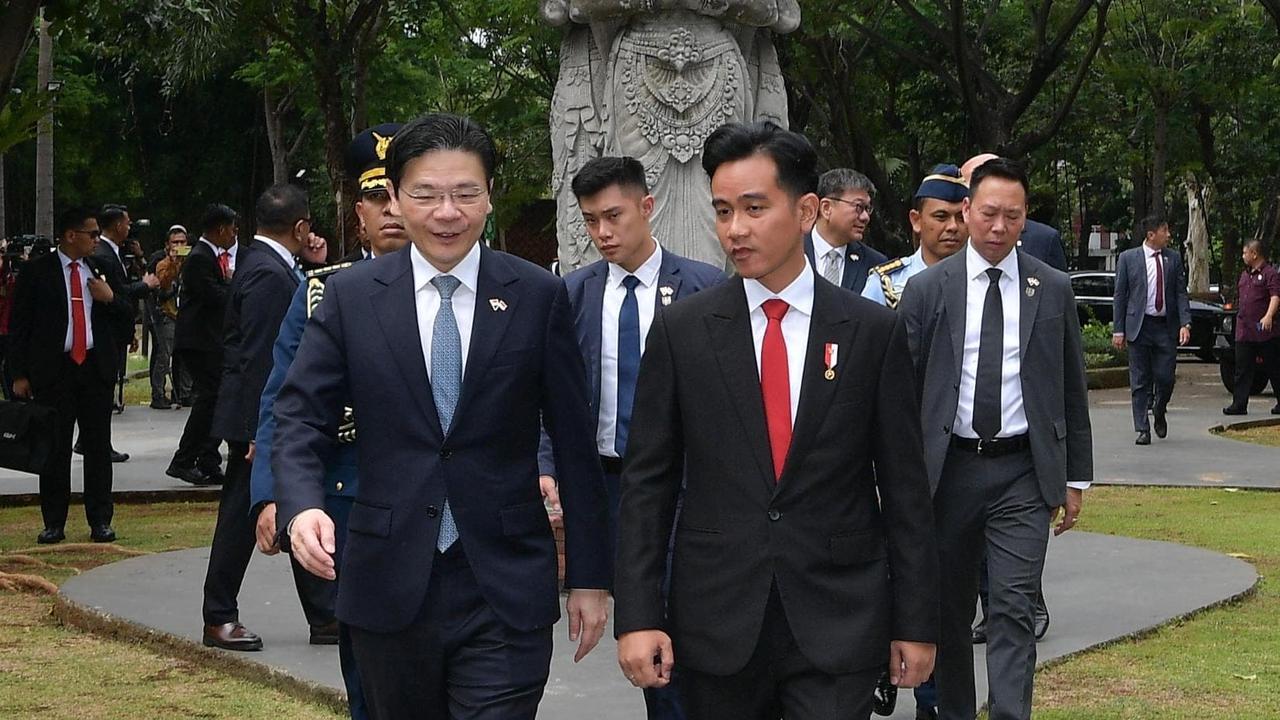 Gibran Bertemu PM Singapura Lawrence Wong