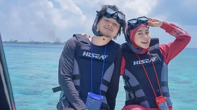 7 Potret Liburan Anisa Rahma dan Suami di Maldives, Curi Perhatian