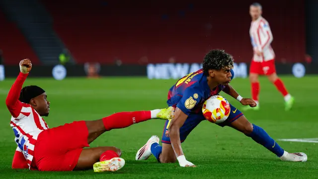 Foto: Atletico Madrid Melaju ke Final Copa del Rey Meski Kalah 3 Gol Tanpa Balas dari Barcelona