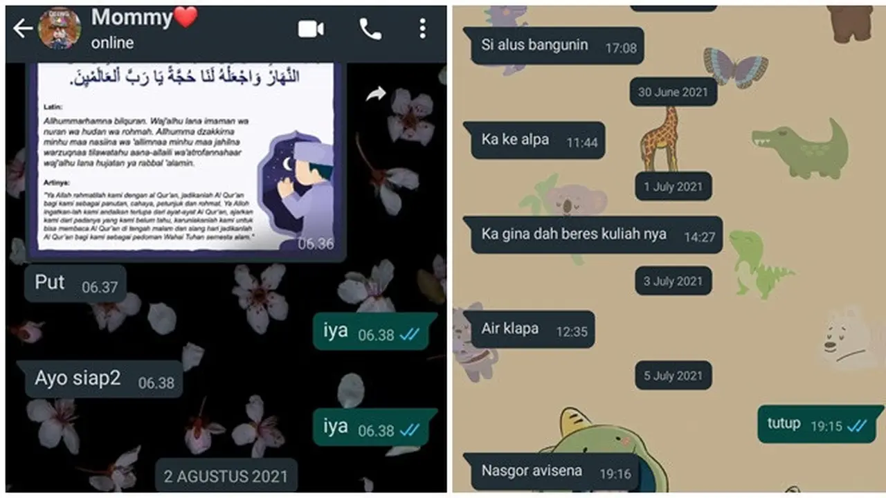 6 Chat Ibu ke Anaknya Tapi Dibalas Singkat Ini Bikin Senyum Tipis