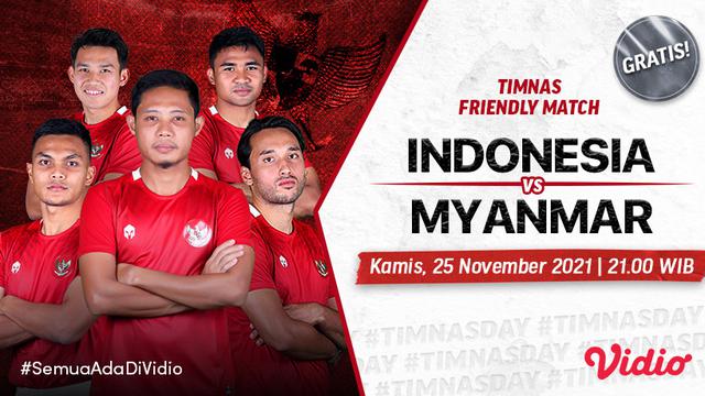 <span>Link Live Streaming Uji Coba Kedua Piala AFF : Timnas Indonesia Vs Myanmar di Vidio Malam Ini. (Sumber : dok. vidio.com)</span>