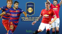 ICC 2015 : Cover Grafis Barcelona vs Manchester United