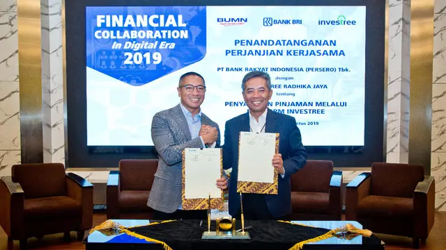 Perkuat Penyaluran Kredit Berplatform Online, Bank BRI Kembali Gandeng Investree