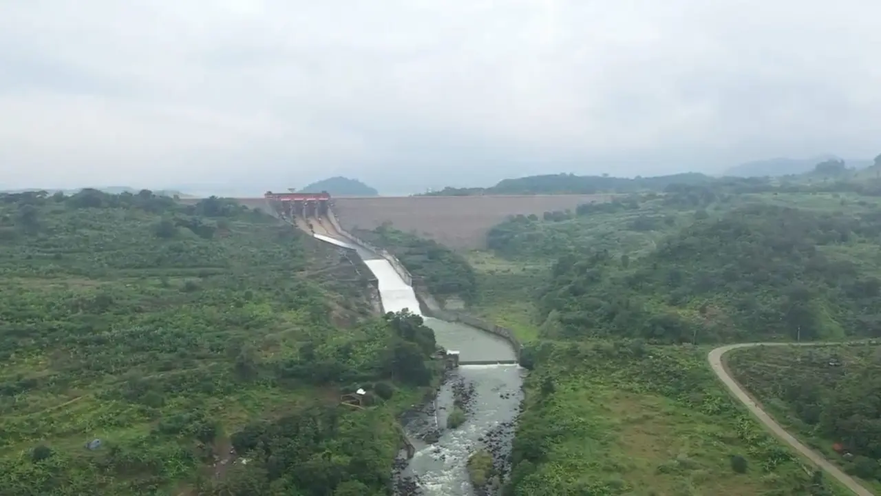 Bendungan Jatigede garapan PT Waskita Karya (Persero) Tbk (WSKT). (Foto: Waskita Karya)