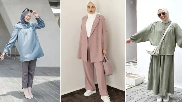10 Baju Wanita Kekinian Hijab, Inspirasi Fashion Syari dan Modis - Hot