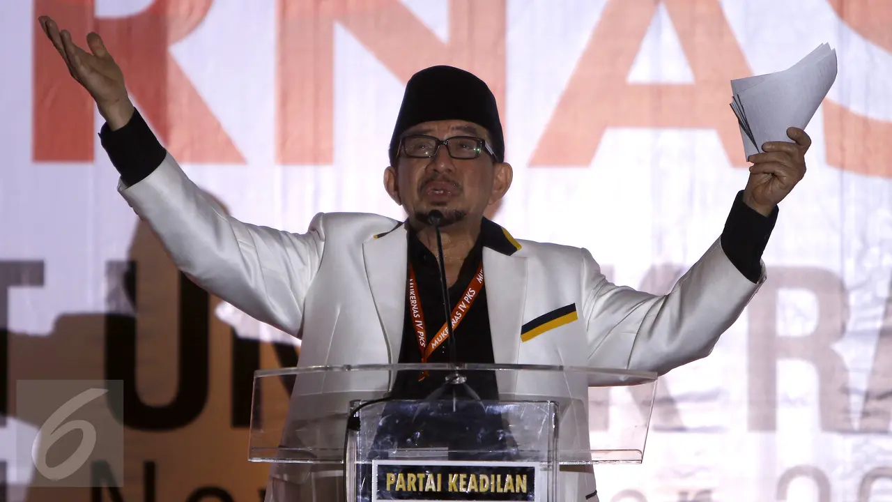 20151104- Mukernas IV PKS-Depok- Salim Segaf Al Jufri - Helmi Afandi