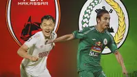 Piala Menpora - Duel Lini Tengah Sutanto Tan Vs Kim Kurniawan (Bola.com/Adreanus Titus)