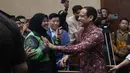 Mantan Menteri Pendidikan, Kebudayaan, Riset dan Teknologi (Mendikbudristek), Nadiem Makarim sesaat sebelum menjalani persidangan lanjutan di Pengadilan Tindak Pidana Korupsi Jakarta (Tipikor) Jakarta, Senin (2/2/2026). Mantan Menteri Pendidikan, Kebudayaan, Riset dan Teknologi (Mendikbudristek), Nadiem Makarim kembali menjalani sidang kasus dugaan korupsi pengadaan laptop chromebook. (Kapanlagi.com/Budy Santoso)