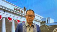 Direktur Pelindungan WNI dan BHI Kementerian Luar Negeri RI Judha Nugraha dalam press briefing di Jakarta, Jumat (13/10/2023). (Liputan6/Benedikta Miranti)