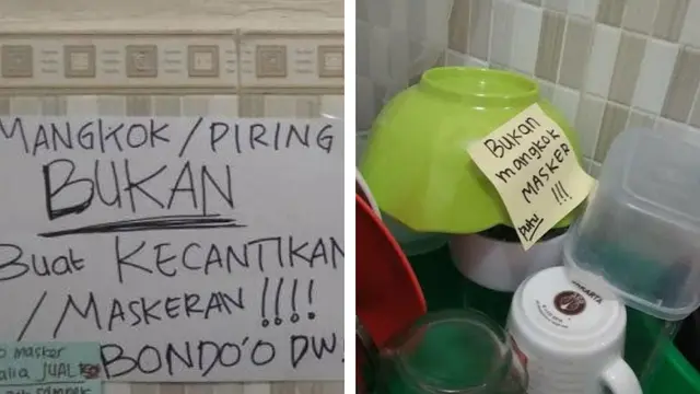 6 Peringatan di Dapur Ini Nyeleneh, Bikin Dahi Berkerut