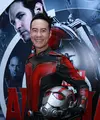 Daniel Mananta mengenakan kostum Ant-man, superhero produksi Marvel. (Bintang/Deki Prayoga)