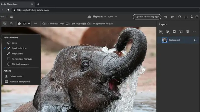 Photoshop versi web