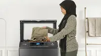 Mencuci pakaian dengan mesin cuci 1 tabung, Zeromatic Laguna dari Polytron.