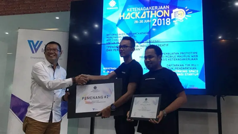 3 Tim Startup Rebut Juara Kompetisi Hackathon Ketenagakerjaan